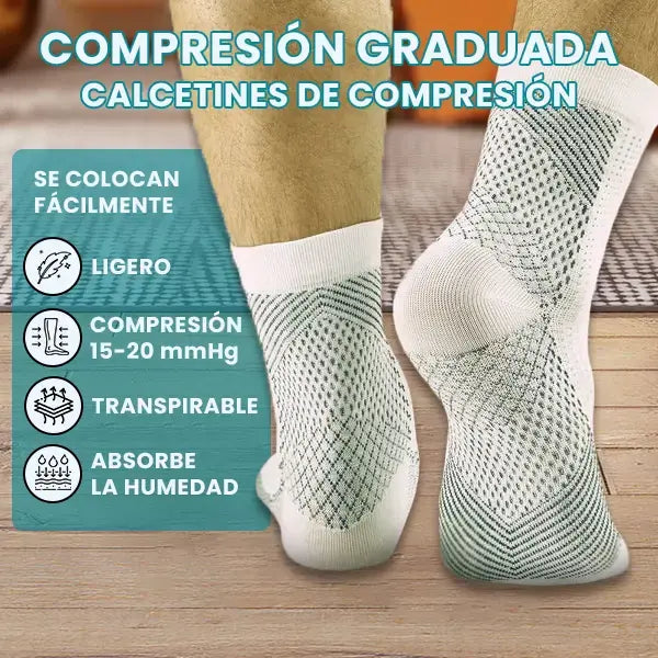 1 Par de Calcetines de Compresión Calidad Premium