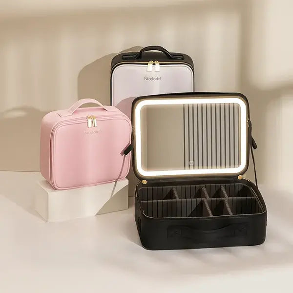 BeautyOne™ ✨ Cosmetiquera Profesional con Espejo LED Original